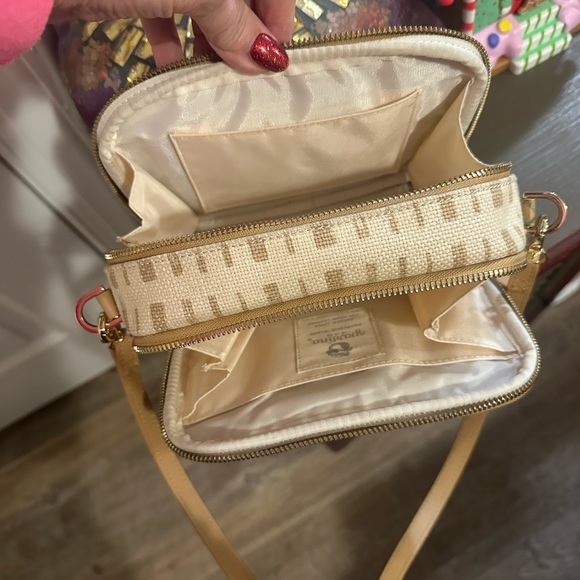Spartina 449 Cream and Tan Crossbody - Picture 3 of 10